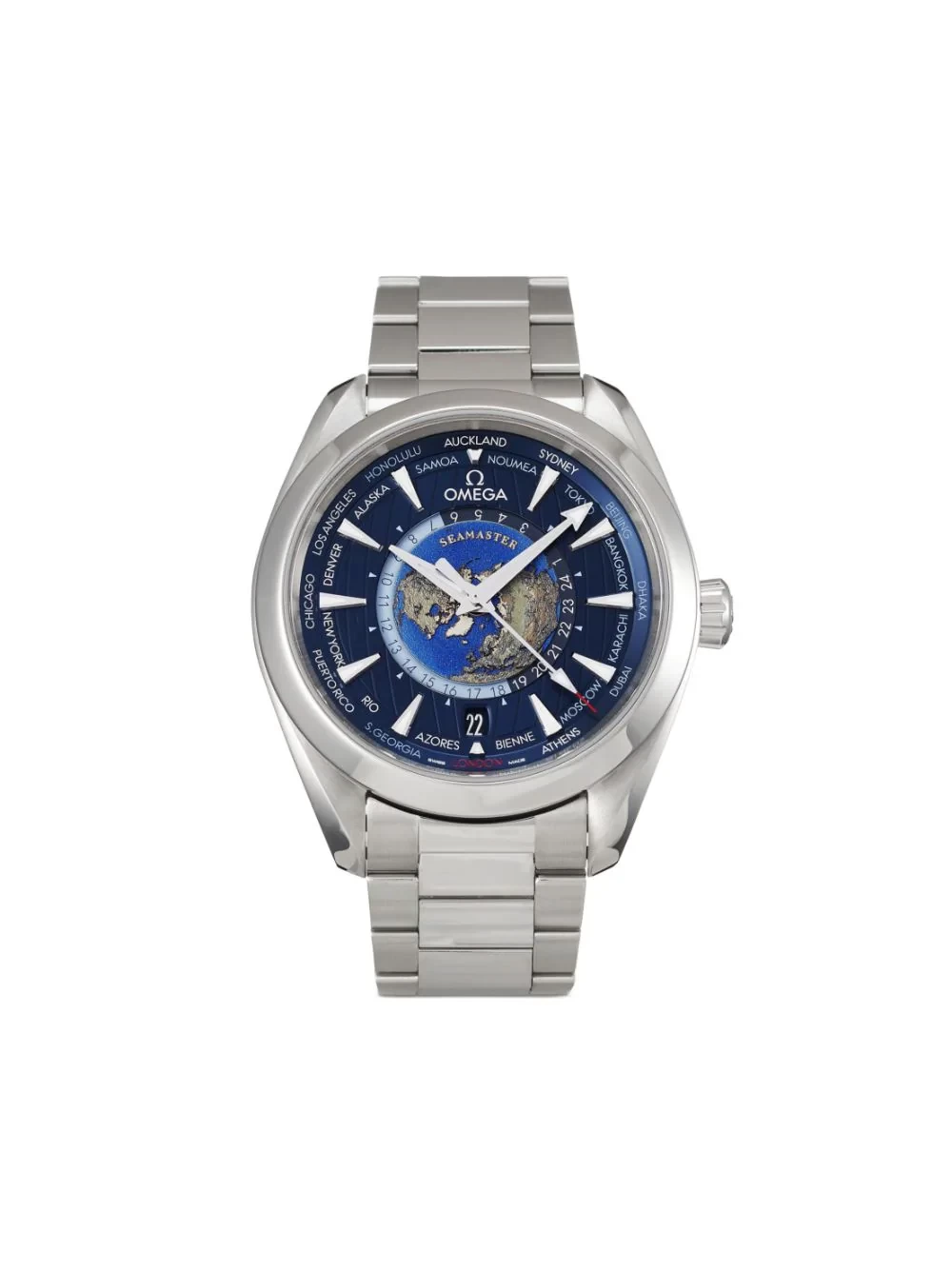 OMEGA 2023 unworn Seamaster Aqua Terra GMT Worldtimer 43mm