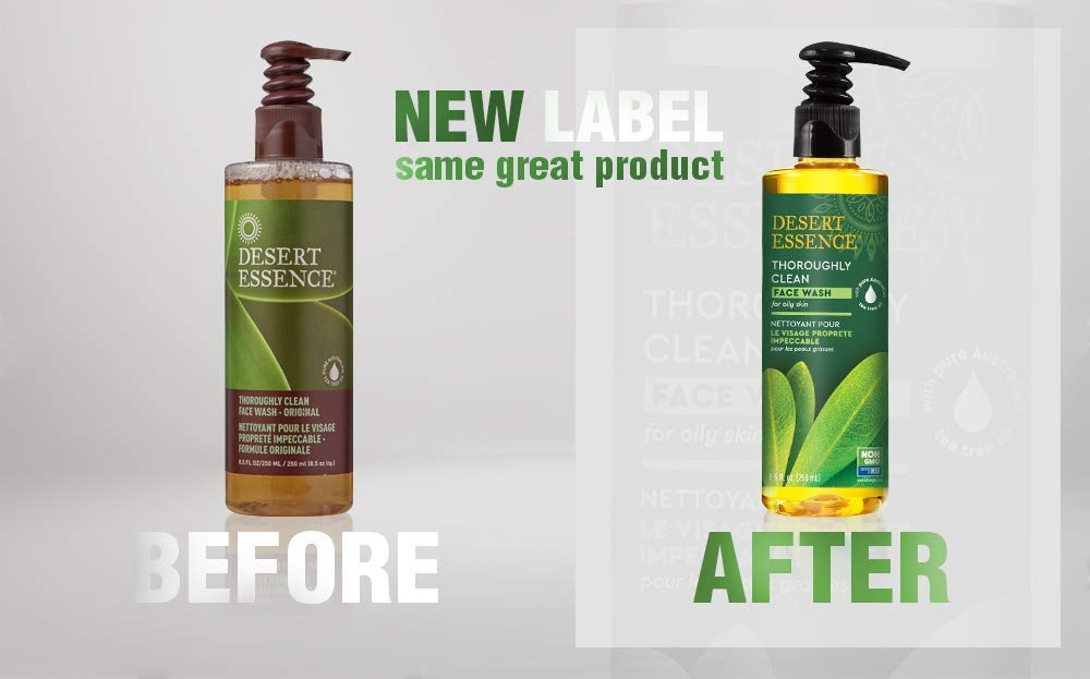 Desert Essence Deep Cleansing Cleanser - Original - 8.5 fl oz, 1 Pack